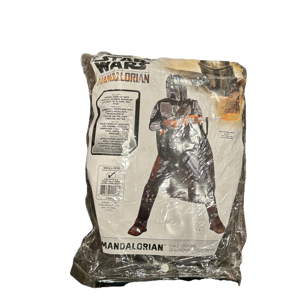 Rubie’s Star Wars The Mandalorian Beskar Armor Child Sz Small Halloween Costume
